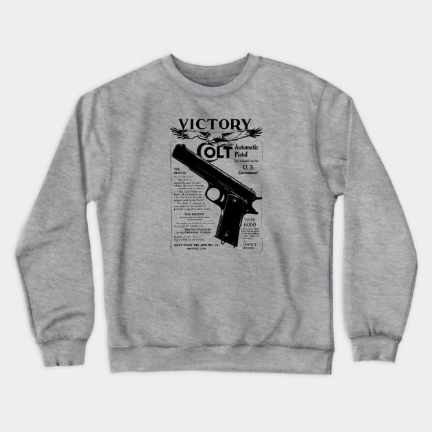 1911 pistol Crewneck Sweatshirt by bumblethebee